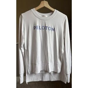 Women’s PELOTON Long Sleeve Shirt/Slit Sides Shirt/"Together We Go Far"/Small